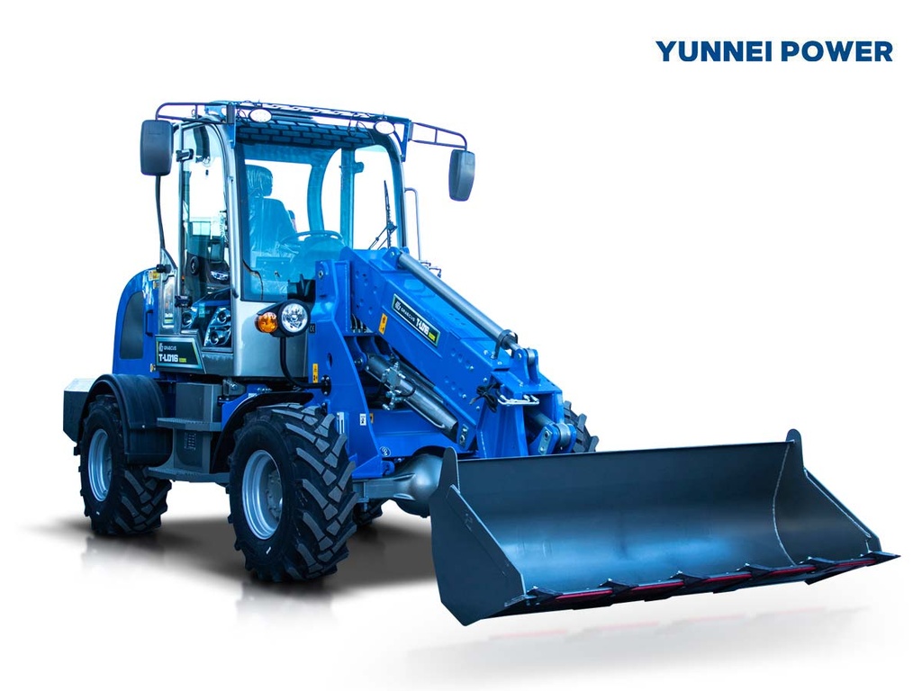 [10000769] Încărcător telescopic articulat pe roți 4×4 4WD | Ridicare maximă 4.2m | Capacitate de încărcare până la 1.6T | Cabină A/C | STAGE V | T-LD16 Cab A/C
