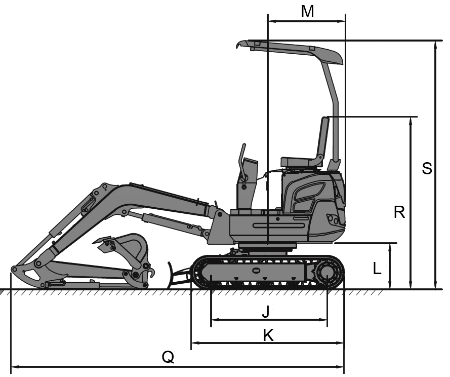 [AUTO-SKU-28879] Miniexcavator pe șenile EB16