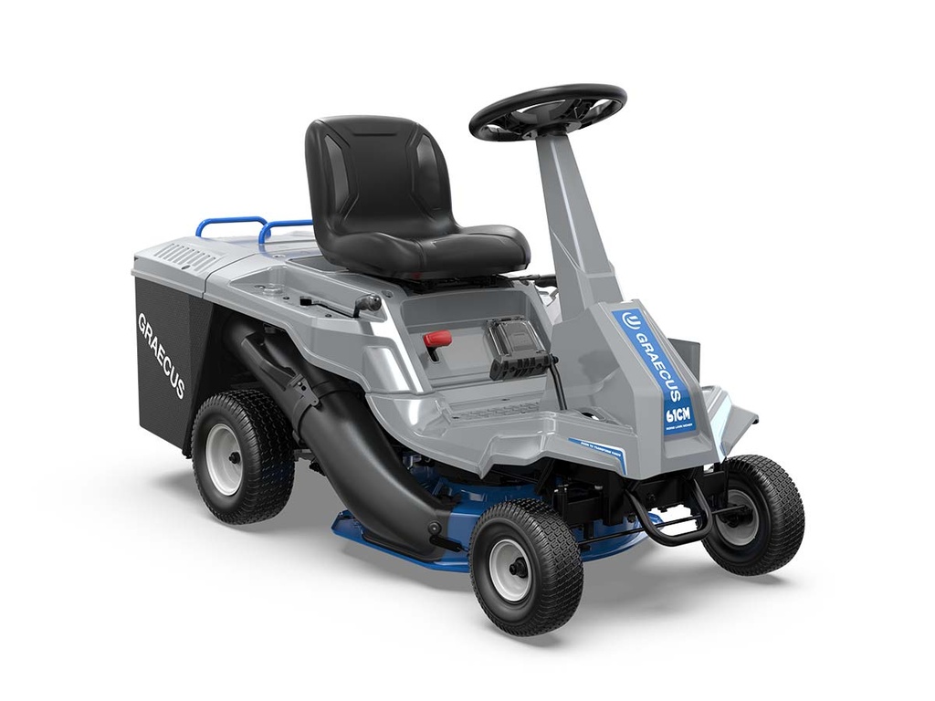 [10000795] Tractor de grădină pe benzină cu cupă de colectare | Suprafață de lucru 61 cm | 224 cc, 7.5 CP | DREPANUS RM61