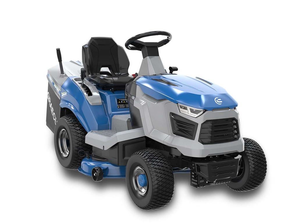 [10000796] Tunsor de iarbă cu tractor și coș de colectare | Transmisie mecanică | Lățime de tăiere 86 cm | 452 cc, 12.5 CP | DREPANUS TRM86