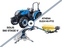 Tractor semi-standart | 4x4 | 3067 cc | Solis S60 Stage V + Athena Olea145-PTO - Combinații de vânzări