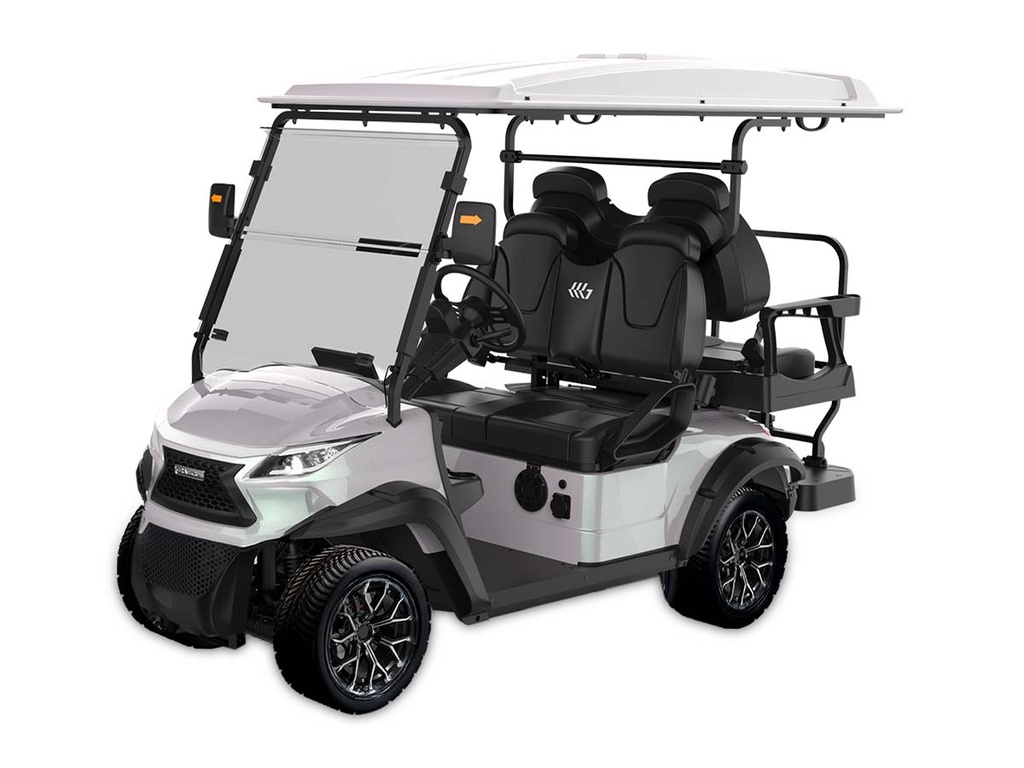 [10000948] Vehicul electric de transport, 48V 5kW, Autonomie până la 70 km, Baterie litiu 105Ah, Iluminare LED și 4 frâne de disc - Ideal pentru transportul resorturilor și VIP-urilor.
