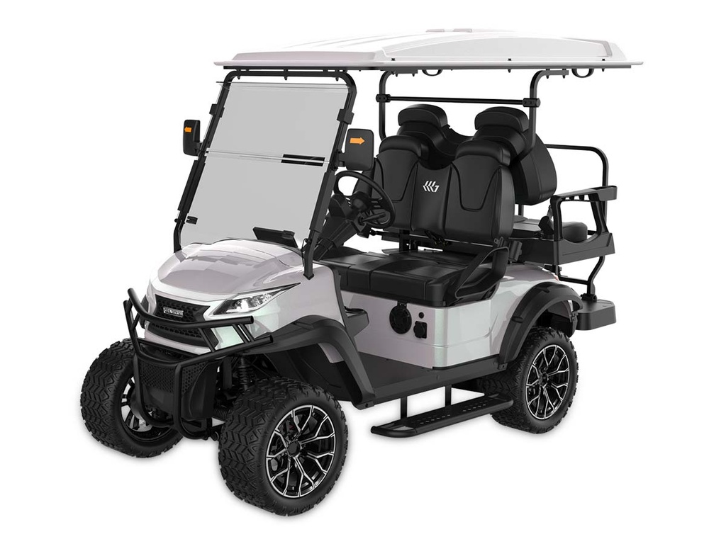 [10000949] Vehicul electric de transport ridicat, 48V 5kW, Autonomie până la 80 km, Baterie litiu 105Ah, Iluminare LED și 4 frâne de disc - Ideal pentru transportul resorturilor și VIP-urilor.