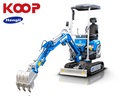 Excavator mic pe șenile 1T, Diesel, cu rotație braț, șenile pliabile și linie ciocan EB10-XL