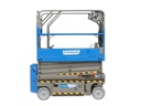 Platformă de lucru tip foarfecă cu înălțime de lucru 8 m și capacitate de ridicare 230 kg. Nacelă cu deplasare și ridicare electrică.