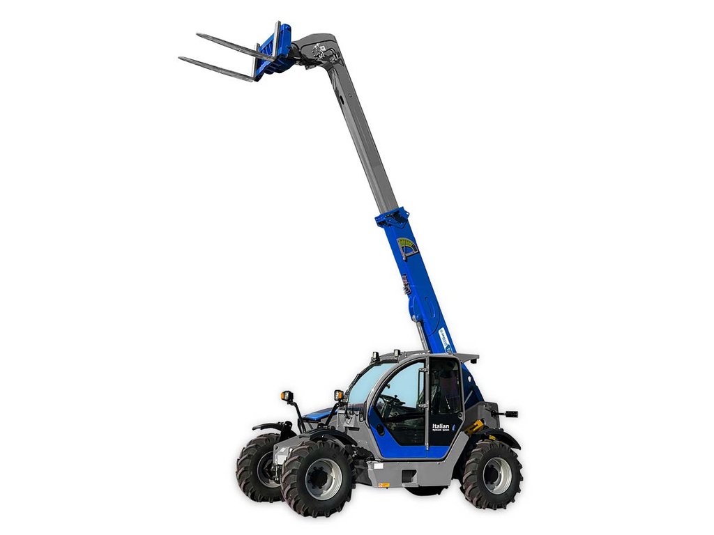 [10000772] Manipulator telescopic 4×4 (4WD) | Ridicare maximă 7 m | Capacitate de încărcare până la 3,7 T | Cabină A/C | Transmisie hidrostatică cu direcție tip crab — T37.7 Cab A/C