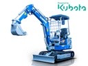 Miniexcavator 2.4T, Kubota Diesel, cu rotație braț, șenile pliabile, manete laterale de comandă și linie de ciocan EB24-PRO