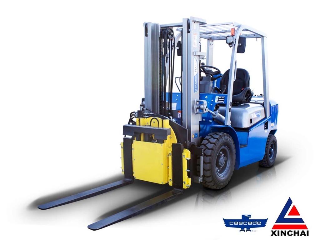 [10000357-2] Clark 2.5T Stage V diesel | Duplex 3000 mm | rotație pe braț | deplasare laterală hidraulică | furci 1220 mm