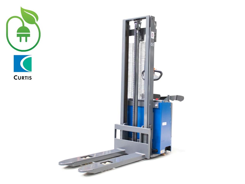 [10000353] Platformă ridicatoare electrică cu palet 1,5 t | Ridicător electric duplex 3200 mm | Cu platformă pentru operator