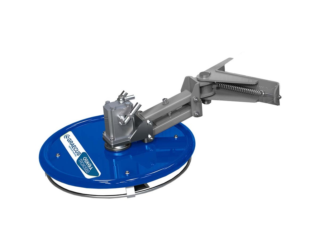 [10000585] Rotor hidraulic lateral pentru tuns iarba, cu reglare a sensibilității și arc de revenire ajustabil. CHIMERA TROXOS60-L
