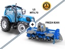 Tractor LS MT5.73 90 CP 4x4, 2505 cc, cu combinație standard și graecus freză B205.