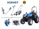 Tractor compact | Mini viticol arboricol | Motor Mitsubishi | SOLIS - YANMAR H26HST + Pachet cadou IONIS + Plug DIA6 + Pompă ERGON WP50