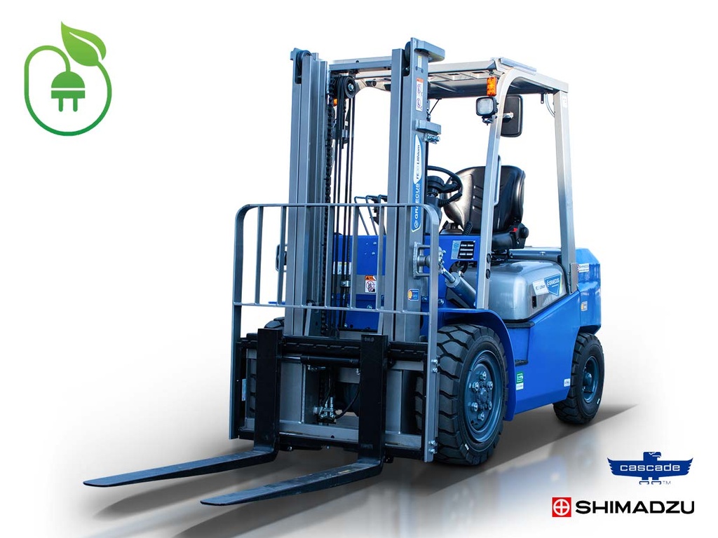 [10000740] Stivuitor 2.5T electric cu baterie litiu | Duplex 3000mm | deplasare laterală hidraulică | furci 1220mm FE25-Lithium