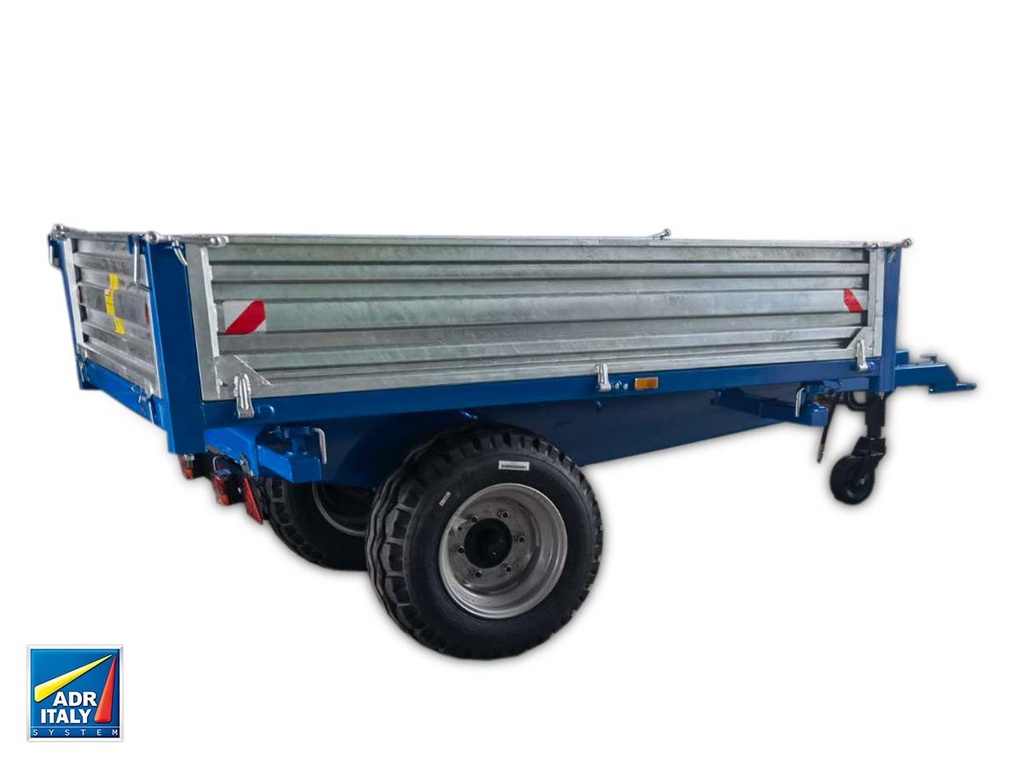 [10000325] Remorcă pentru tractor cu sistem hidraulic triplu de răsturnare, capacitate 4000 kg, MT4000-3H