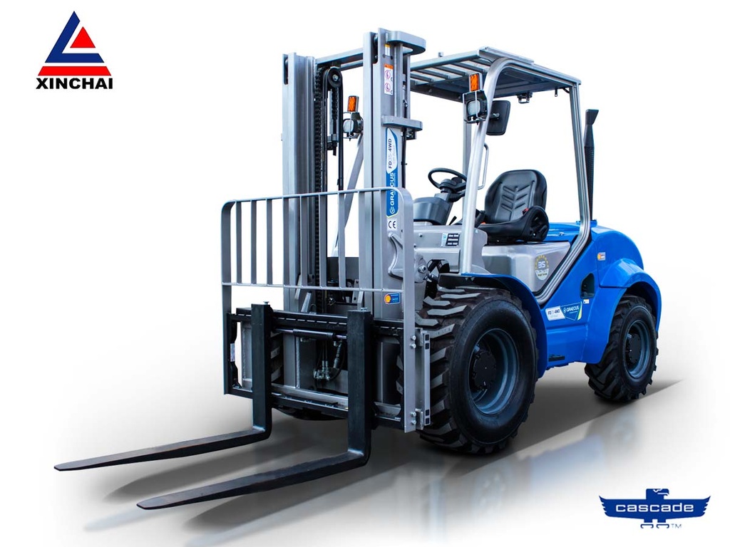 [10000732] Stivuitor 3.5T 4×4 Off-Road diesel | Duplex 3000mm | deplasare laterală hidraulică | furci 1220mm