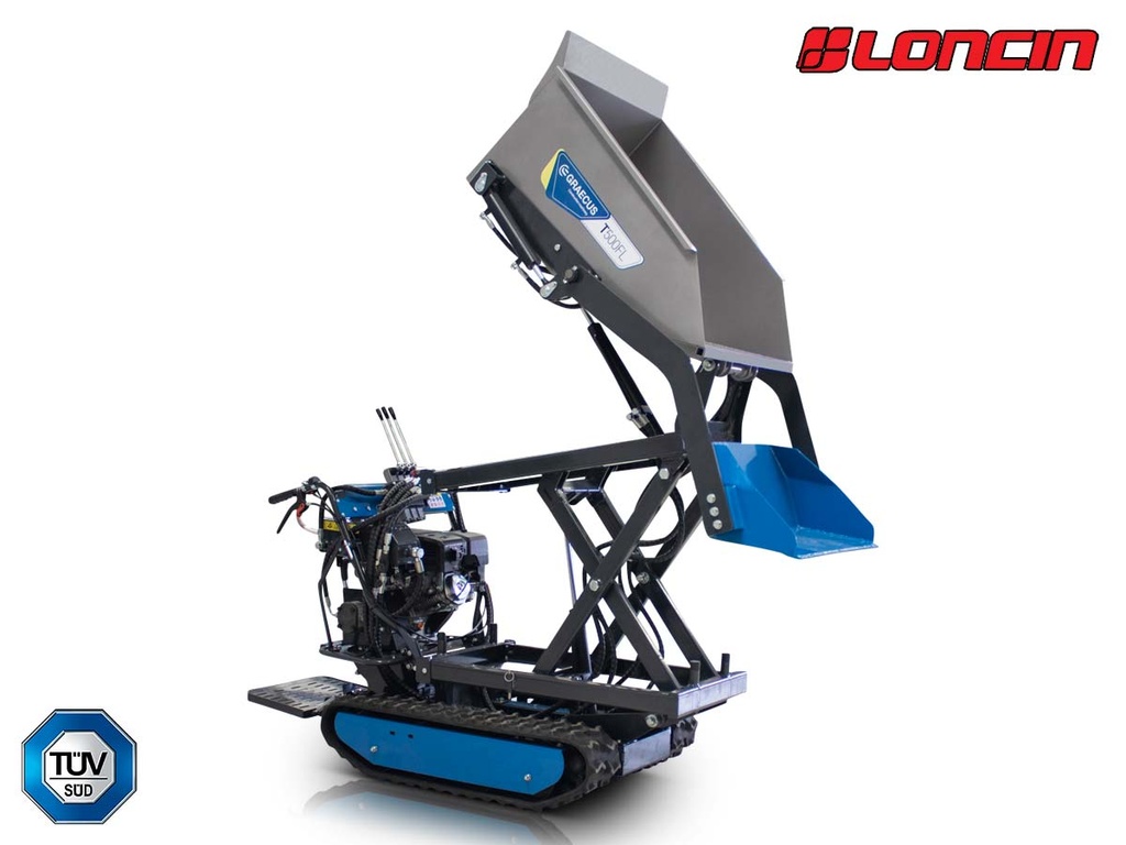 [10000348] Dumper cu încărcător frontal și basculare înaltă T500FL