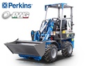 Mini încărcător articulat hidrostatic pe roți 4×4 4WD | LD07 HST Perkins