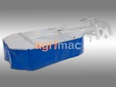 Coperță de protecție cu acoperiș metalic DX185 / DX185-H